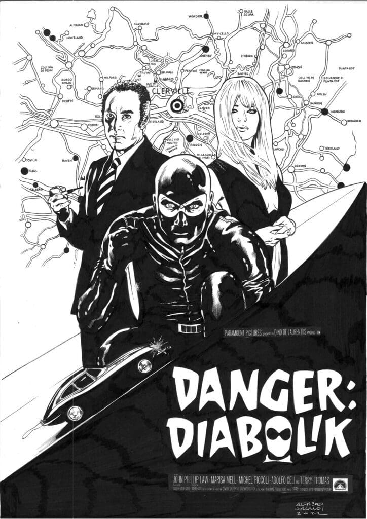 DANGER DIABOLIK Illustrazione 2 Avalon Comic Art danger-diabolik-illustrazione-2-avalon-comic-art